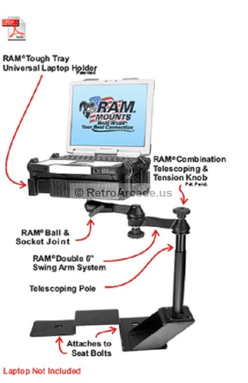 Ram laptop mount ford f150 #7