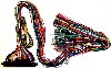 Jamma Plus Board Full Cabinet Wiring Harness Loom for three sided cocktails Jamma PCB boards (1162-in1 PCB)