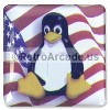 CASE BADGE, USA FLAG WITH PENGUIN