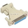 DB9 9Pin Female to DB25 25Pin Female Port Serial RS232 Adapter Converter Connector