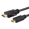 Gold Plated HDMI to HDMI Mini Cable: 2M - 6.56 FT