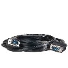 15 foot 15-pin VGA (M) to (M) Video Cable (Black)