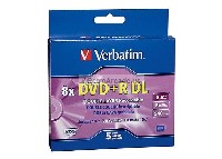 Verbatim 8x DVD+R Double Layer Media, 5PK DVD+R DL 8X 8.5GB