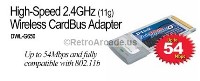 802.11G WIRELESS CARDBUS, ADAPTER 108MBPS