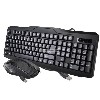 iMicro KB-IM5159 107-Key USB Wired Keyboard & 3-Buttons Optical Scroll Mouse Kit