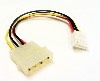 5.25 TO 3.5 POWER PLUG REDUCER FLOPPY ADAPTER 4-Pin Molex to Floppy Drive 4-Pin Female Power