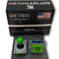 Classic Arcade Joystick Green Ball Design Switchable from 8-way 4-way 2-way operation, Price Each