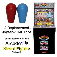 Arcade1up Street Fighter 2 Galaga Rampage Pacman 2 Joystick Bat Top Handles