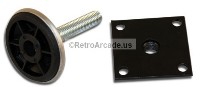 2 Inch Heavy Duty Leg Levelers for Jamma, Mame, Pinball and arcade game cabinets