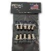 10 Pack White Pinball 6.3 Volt AC LED Round Replacement Bulbs 44/47 Bayonet Base BA9S