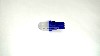 Pinball replacement bulb LED 6.3 volt AC, 555 clear wedge base T10 Cool Blue Frosted