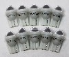 10 Pack Pinball replacement bulb LED 6.3 volt AC, 555 clear wedge base T10 Cool White Short