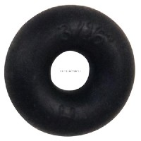 Black Bumper Post Ring, 50 Durometer, .1875 inch inner diameter, .21875 inch diameter