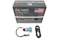 SpinTrack Arcade USB spinner kit by RetroArcade.us, perfect for MAME systems (Blue)