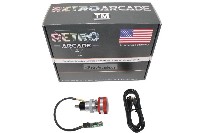 SpinTrack Arcade USB spinner kit by RetroArcade.us, perfect for MAME systems (Red)