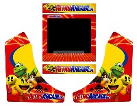 Retro Arcade Game Vinyl cover, 4 piece set for RetroArcade.us bartop cabinet