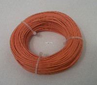 22 AWG tinned copper stranded hook up wire, 100 feet per Orange UL1007