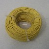 18 AWG tinned copper stranded hook up wire, 100 feet per Yellow UL1007