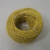 22 AWG tinned copper stranded hook up wire, 328 feet per Yellow UL1007