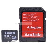 SanDisk 16GB Class 4 microSDHC Memory Card with SD Adapter