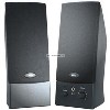 Cyber Acoustics CA-2014 Computer Stereo Speakers with USB & 3.5mm Plug (Black)