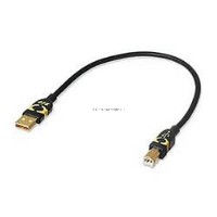 Ziotek 1ft. High Speed USB 2.0 Shortys™ Cable Type A Male to Type B Male ZT1311507