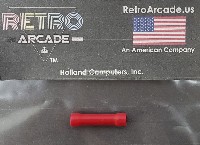 100 pack red vinyl insulated 22-18 AWG butt wire splice connector