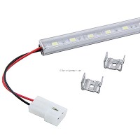 Arcade Marquee 20 inch 12vdc White LED Light Bar with mounting clips